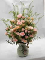 فازة ورد طبيعي